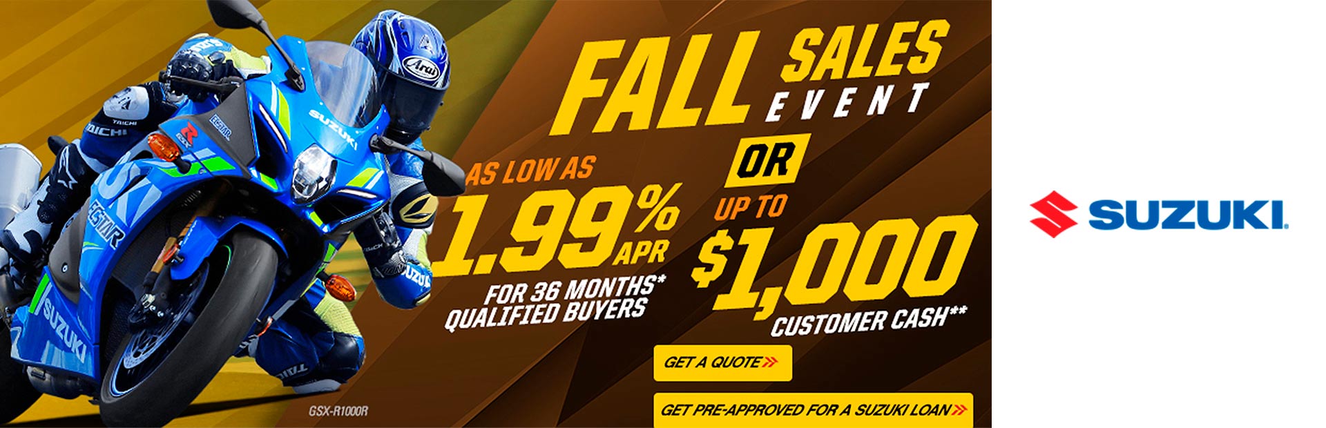 Suzuki: FALL SALES EVENT